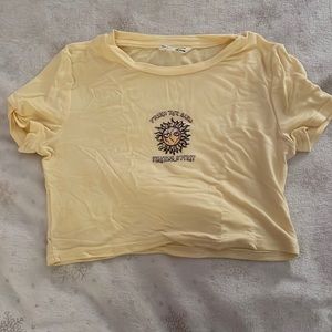 Shein yellow sun top. Size: 8-9